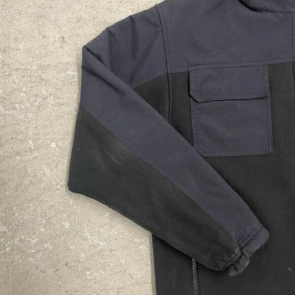 The North Face Jacket Mens Large Blue Black Fleece Pockets Outdoor Gorpcore - Picture 14 of 16